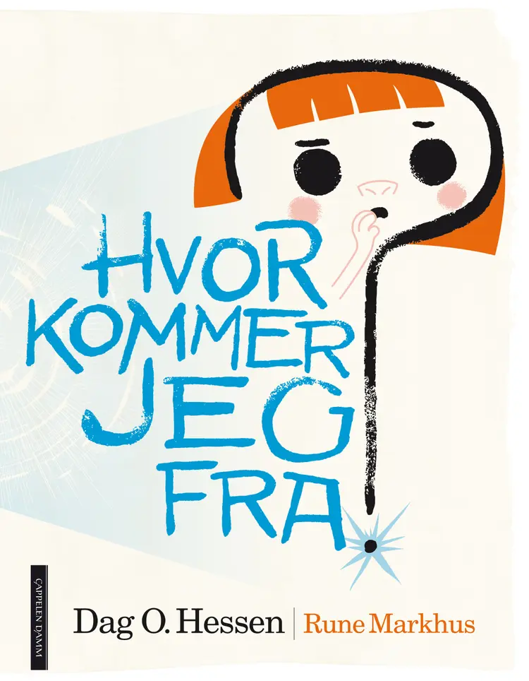 Omslag Hvor kommer jeg fra? av Dag O. Hessen (Innbundet)
