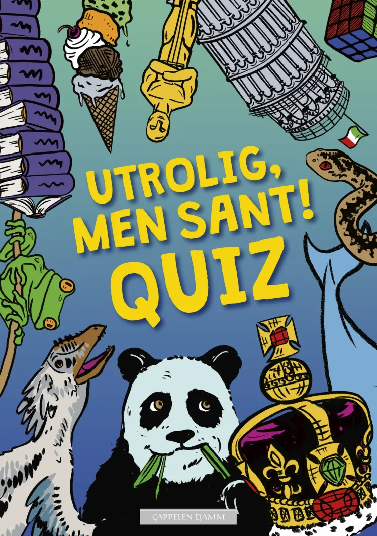 Omslag Utrolig, men sant! QUIZ (Innbundet)