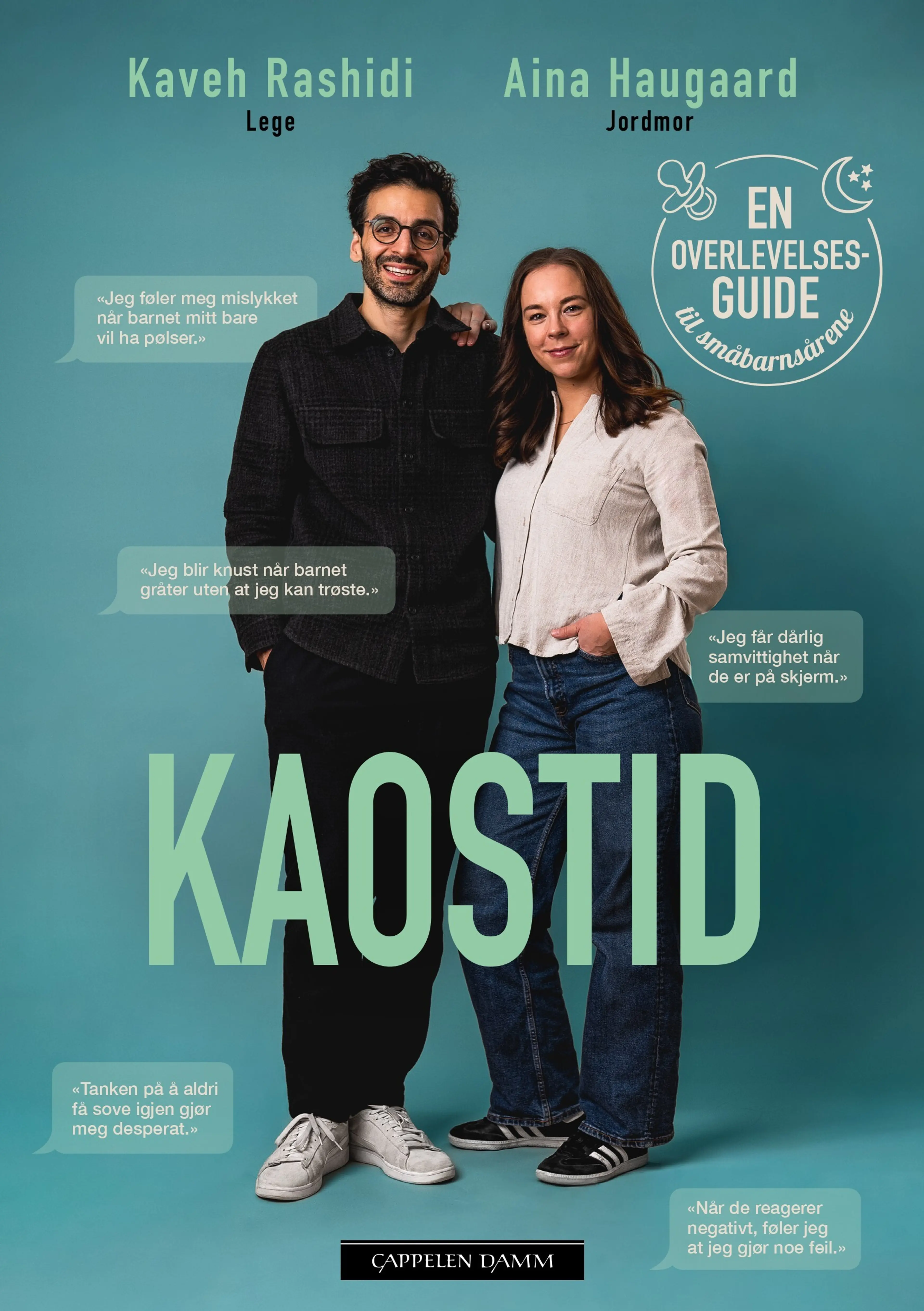 Omslag Kaostid av Aina Haugaard og Kaveh Rashidi (Innbundet)