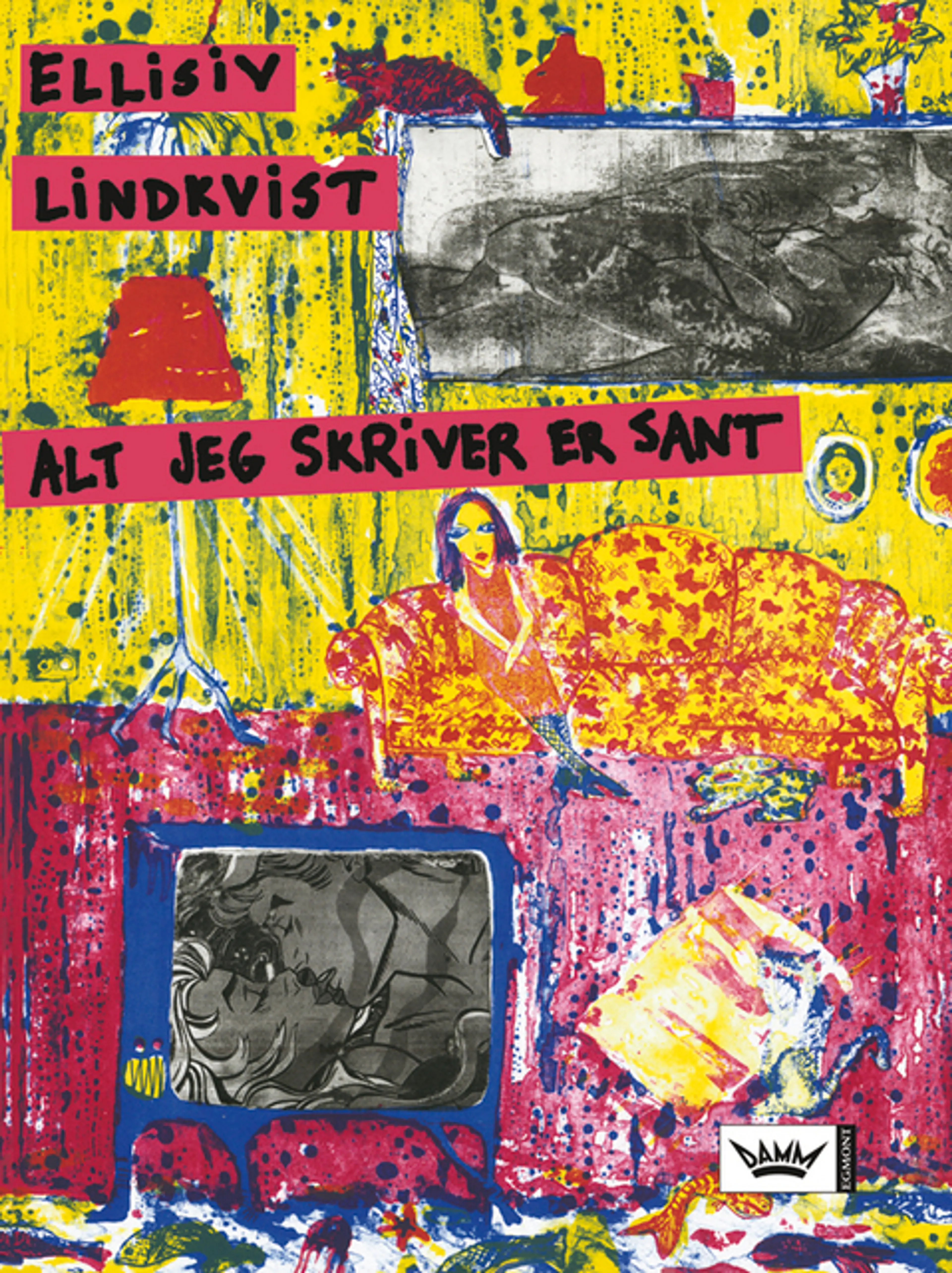 Omslag Alt jeg skriver er sant av Ellisiv Lindkvist (Innbundet)