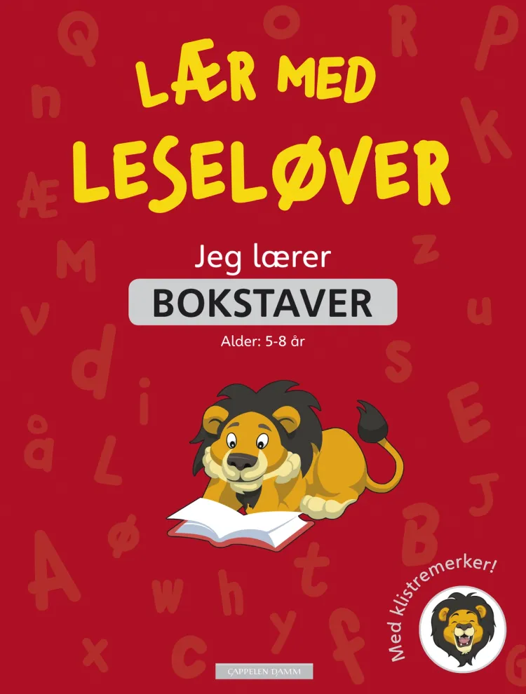 Omslag Jeg lærer bokstaver (Heftet)