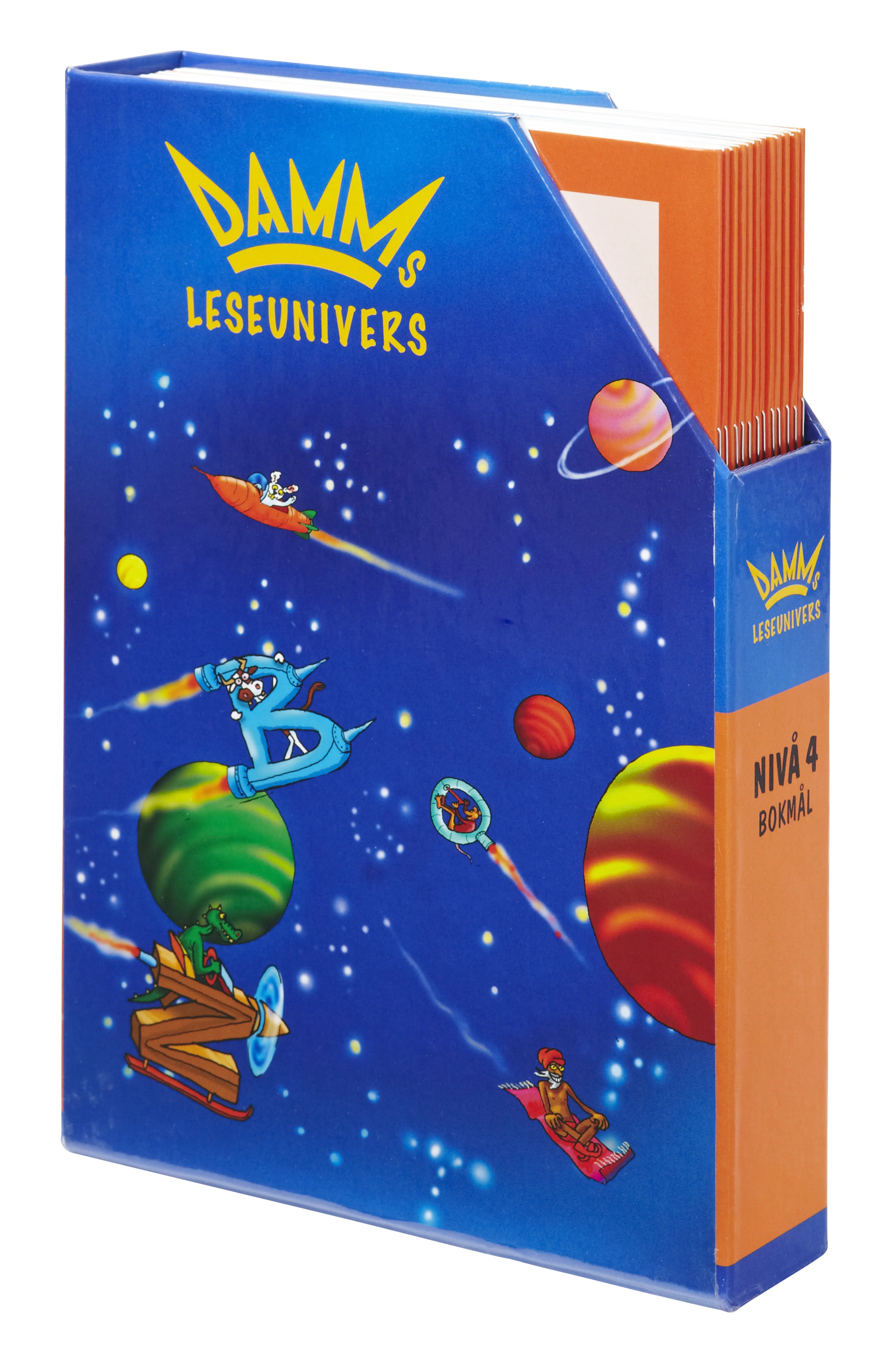 Omslag Damms leseunivers 1 Nivå 4 av Birgit Eriksson (Eske)