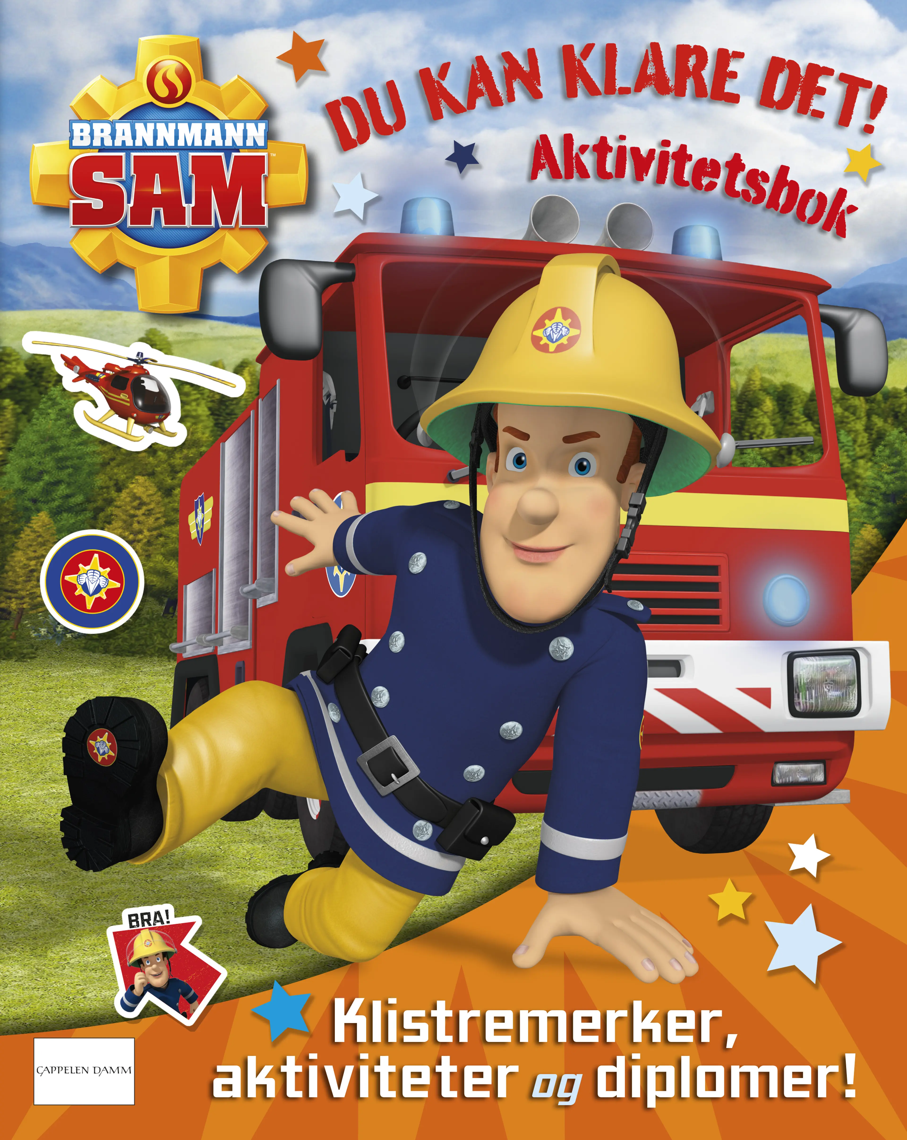 Omslag Brannmann Sam: Du kan klare det! Aktivitetsbok med klistremerker! (Heftet)