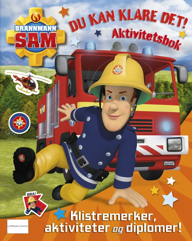 Omslag Brannmann Sam: Du kan klare det! Aktivitetsbok med klistremerker! (Heftet)