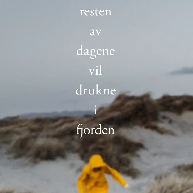 Omslag Resten av dagene vil drukne i fjorden av Rune Salvesen (Lydbok)