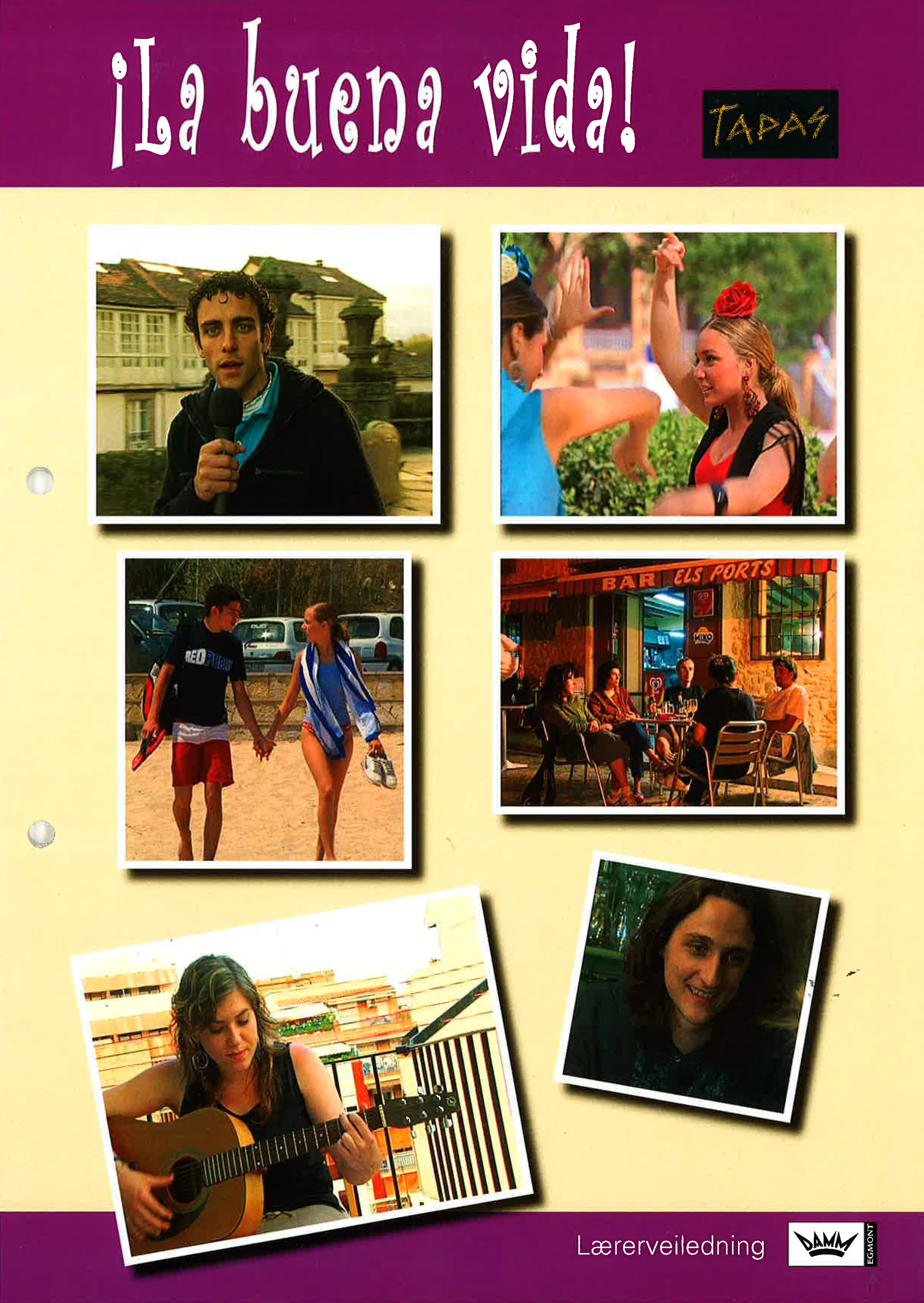 Omslag Tapas-La buena vida-lærerveil av Anna Nordqvist (Heftet)