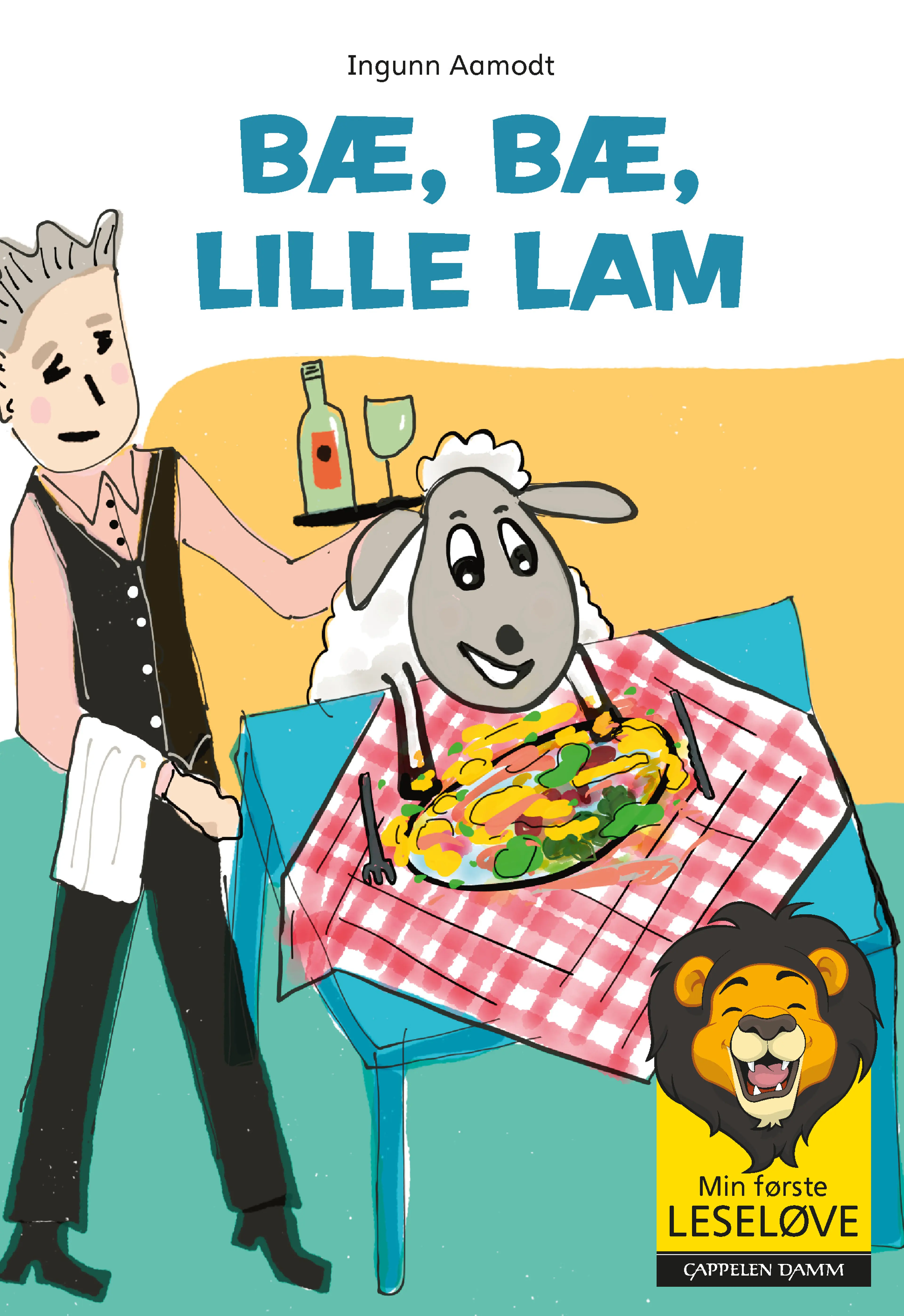 Omslag Min første leseløve - Bæ, bæ, Lille Lam av Ingunn Aamodt (Innbundet)