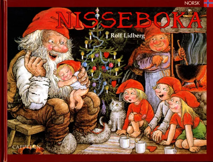 Omslag Nisseboka av Rolf Lidberg (Innbundet)