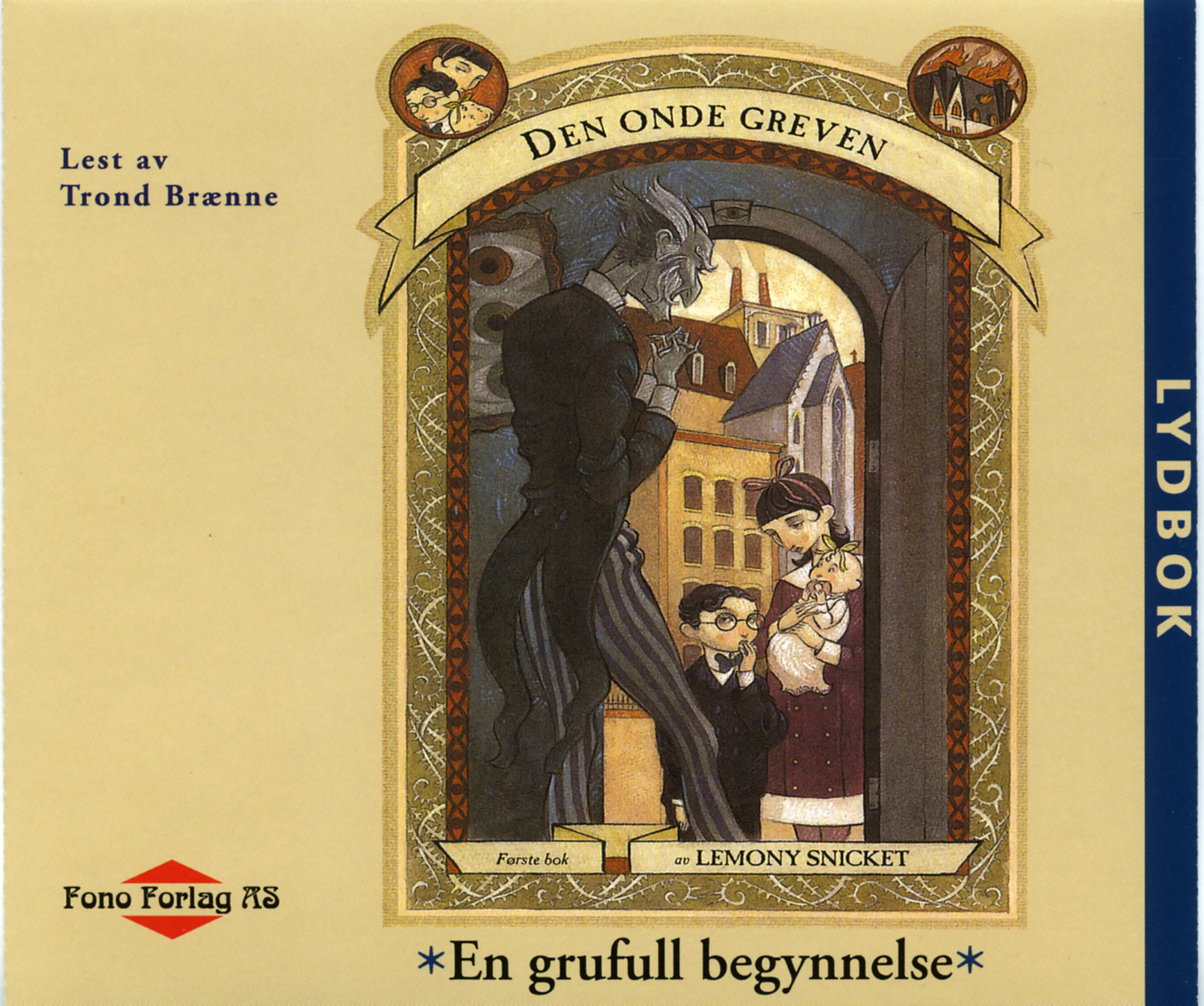 Omslag En grufull begynnelse av Lemony Snicket (CD)