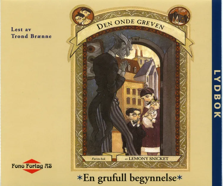 Omslag En grufull begynnelse av Lemony Snicket (CD)