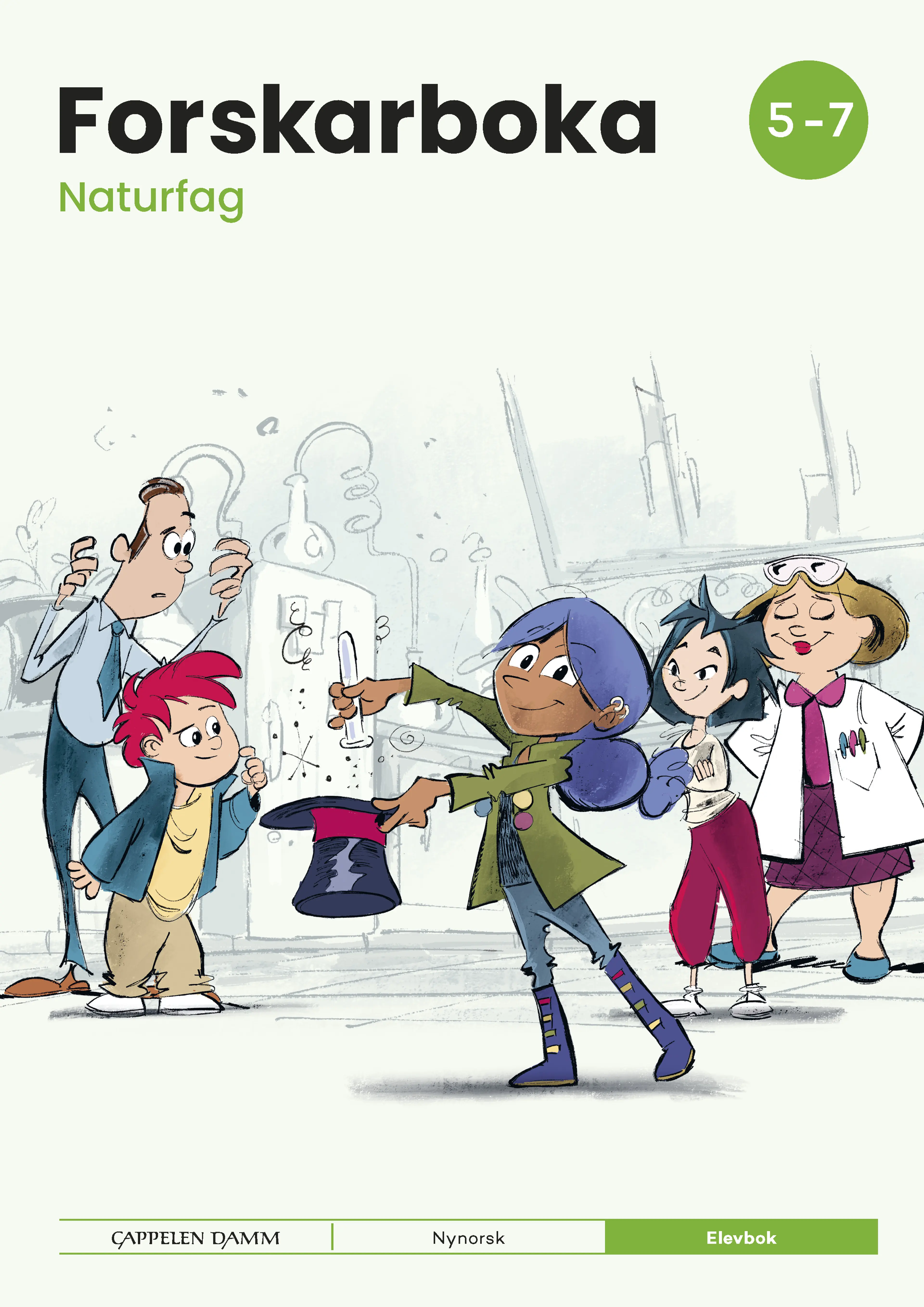 Omslag Naturfag 5-7 Forskarboka av Guro Barstad Corneliussen og Svend Kristian Eidsten (Heftet)