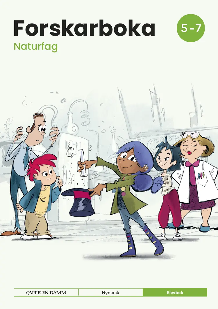 Omslag Naturfag 5-7 Forskarboka av Guro Barstad Corneliussen og Svend Kristian Eidsten (Heftet)