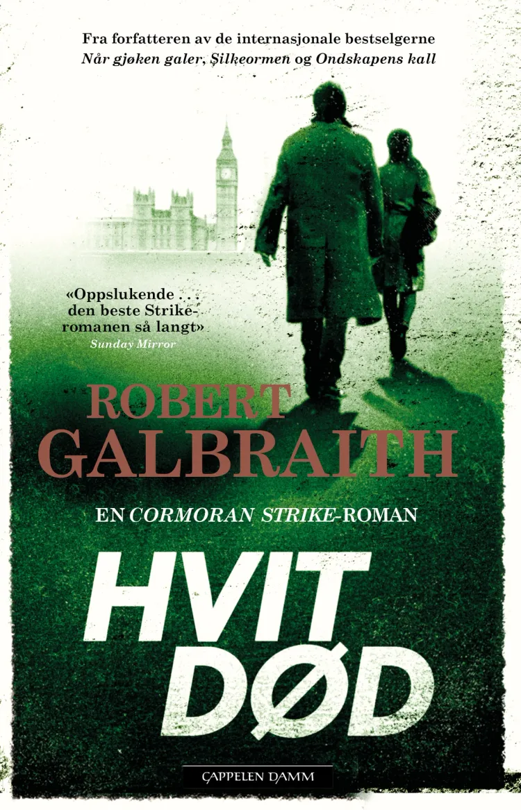 Omslag Hvit død av Robert Galbraith (Innbundet)