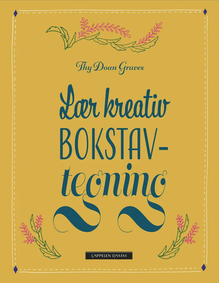 Omslag Lær kreativ bokstavtegning av Thy Doan Graves (Innbundet)