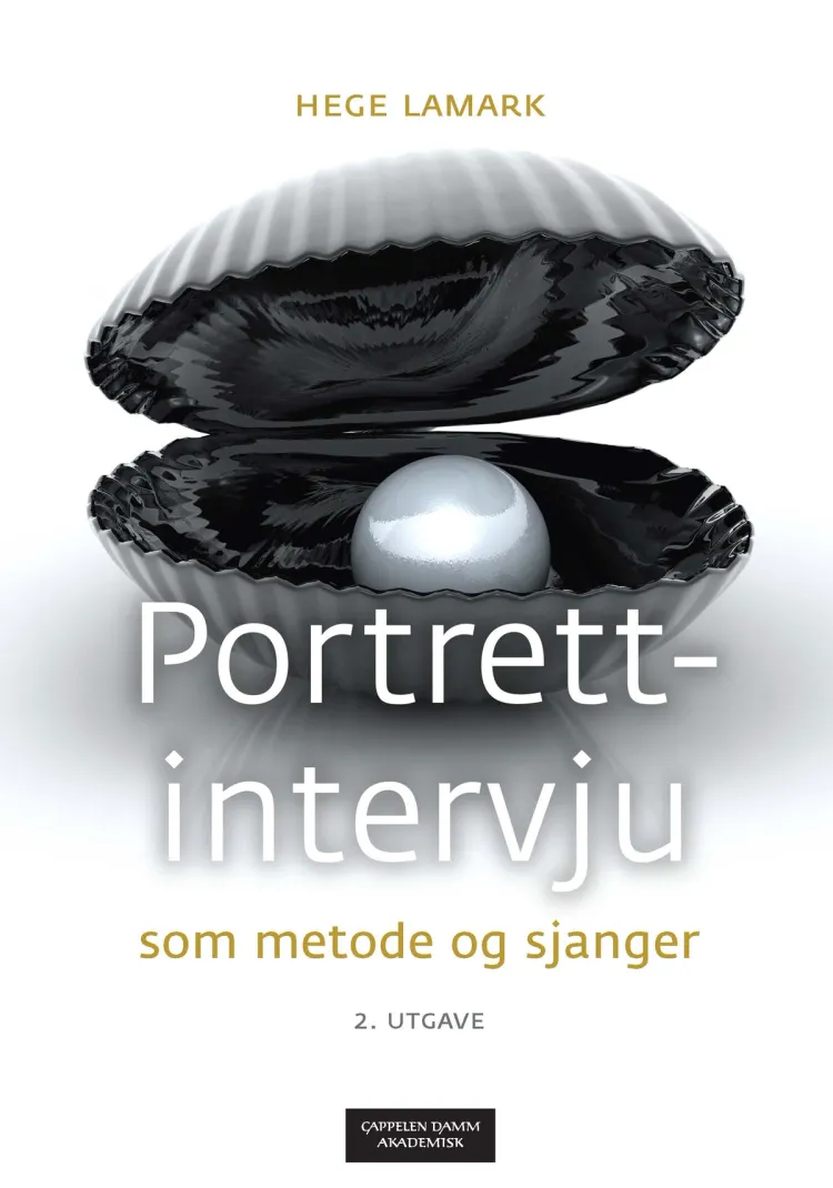 Omslag Portrettintervju som metode og sjanger av Hege Lamark (Heftet)