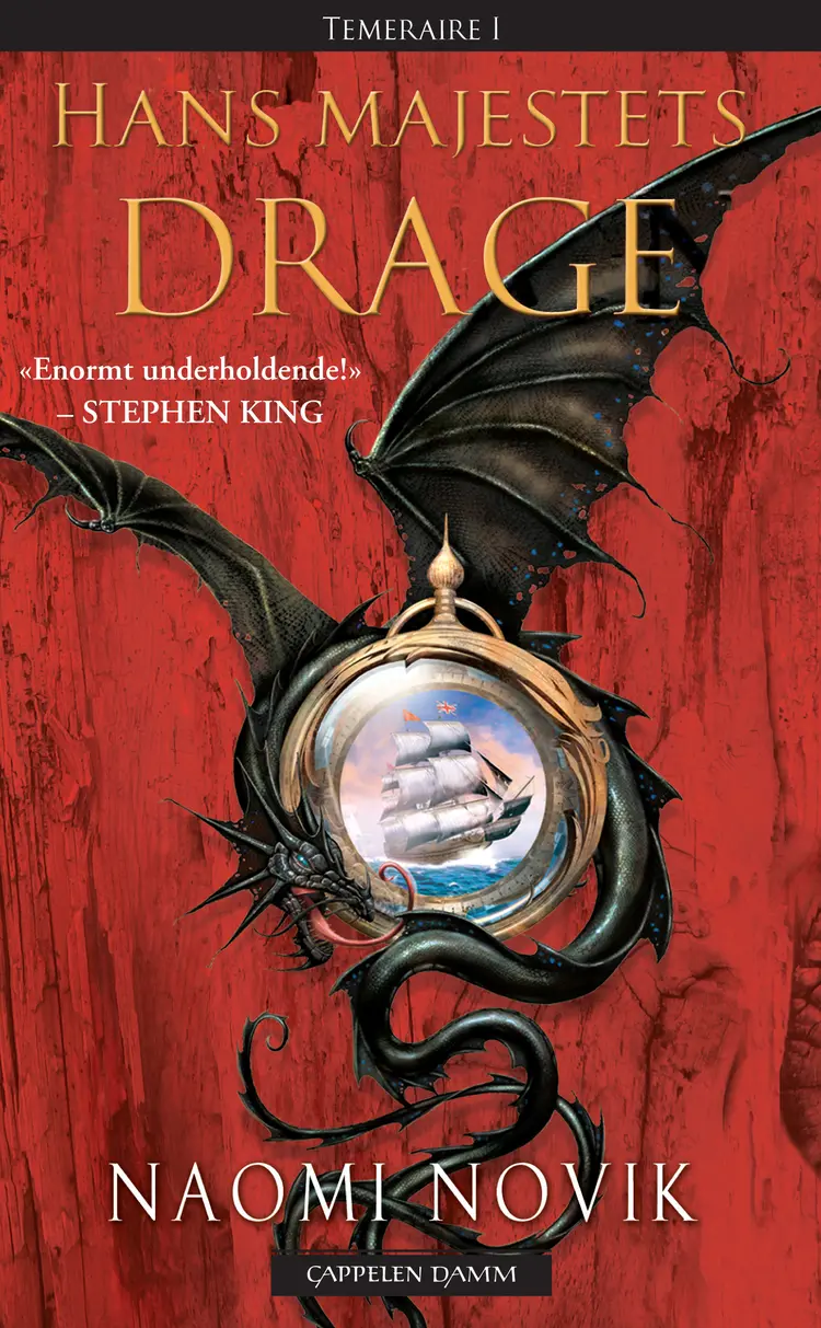 Omslag Temeraire 1: Hans majestets drage av Naomi Novik (Heftet)