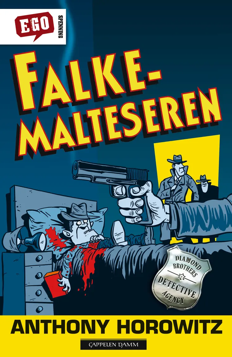Omslag Falkemalteseren av Anthony Horowitz (Innbundet)