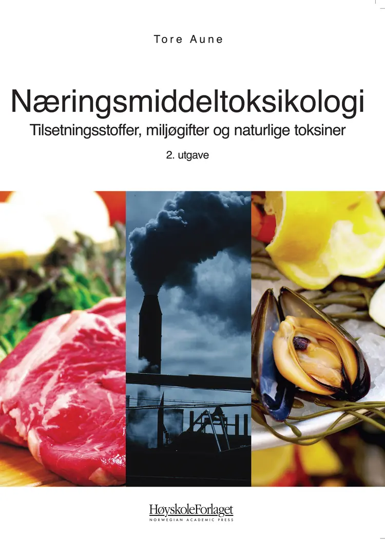 Omslag Næringsmiddeltoksikologi av Tore  Aune (Heftet)