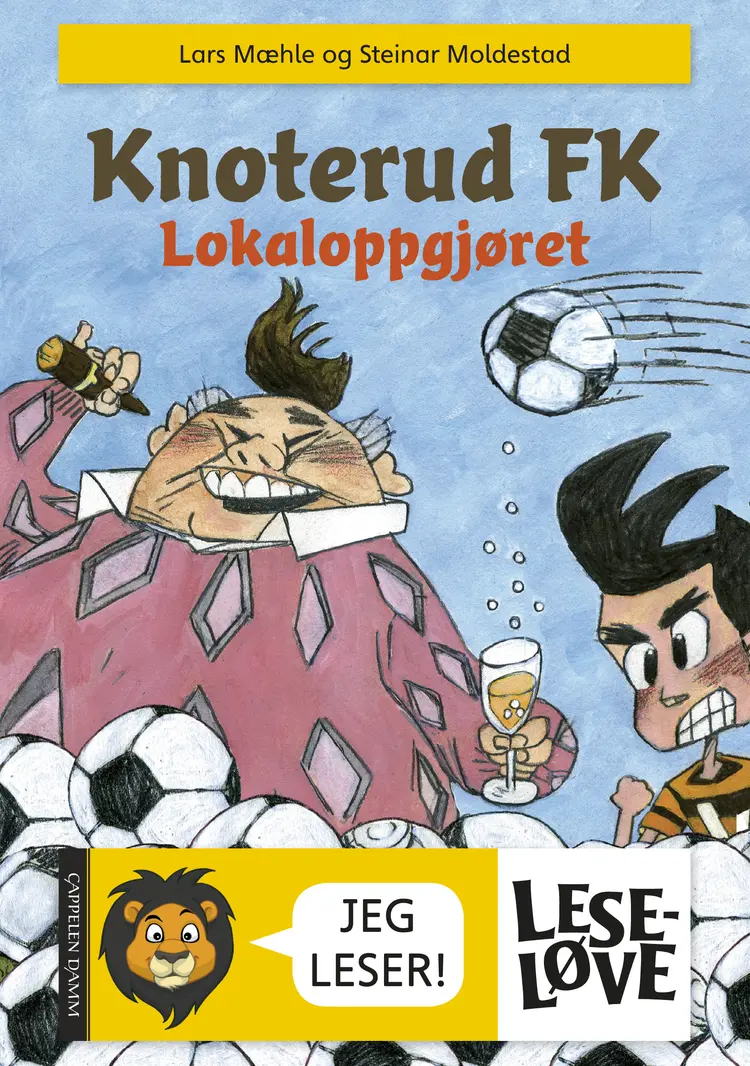 Omslag Leseløve - Knoterud FK - Lokaloppgjøret av Lars Mæhle (Innbundet)