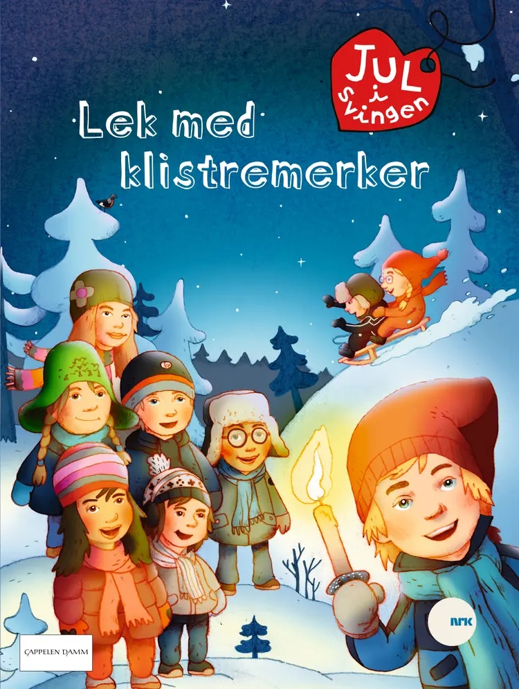 Omslag Jul i Svingen - Lek med klistremerker av NRK (Heftet)