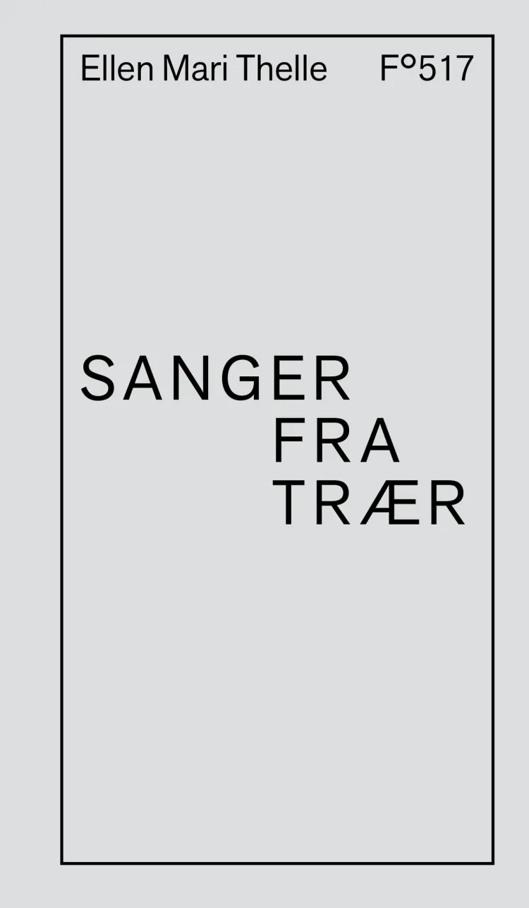 Omslag Sanger fra trær av Ellen Mari Thelle (Innbundet)