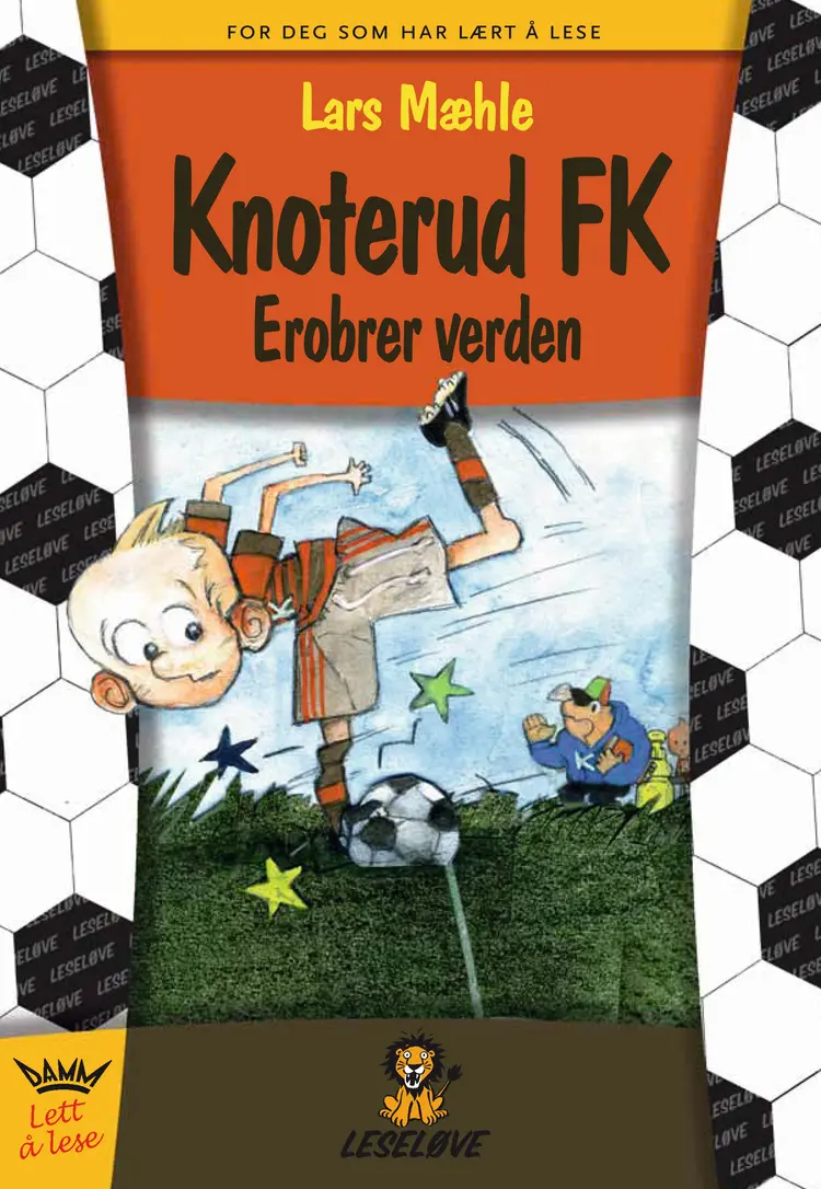 Omslag Leseløve - Knoterud FK erobrer verden av Lars Mæhle (Innbundet)