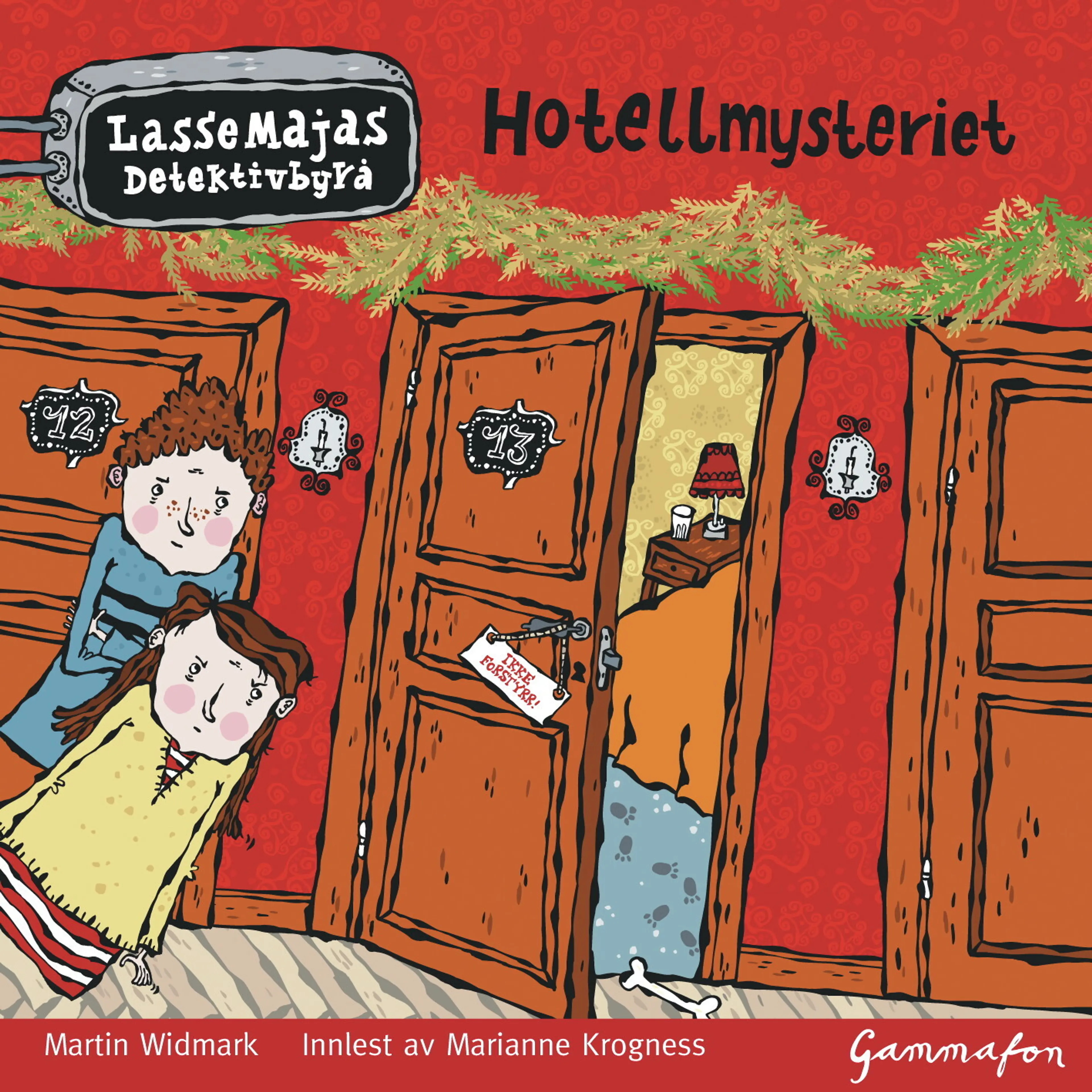 Omslag Hotellmysteriet av Martin Widmark (CD)
