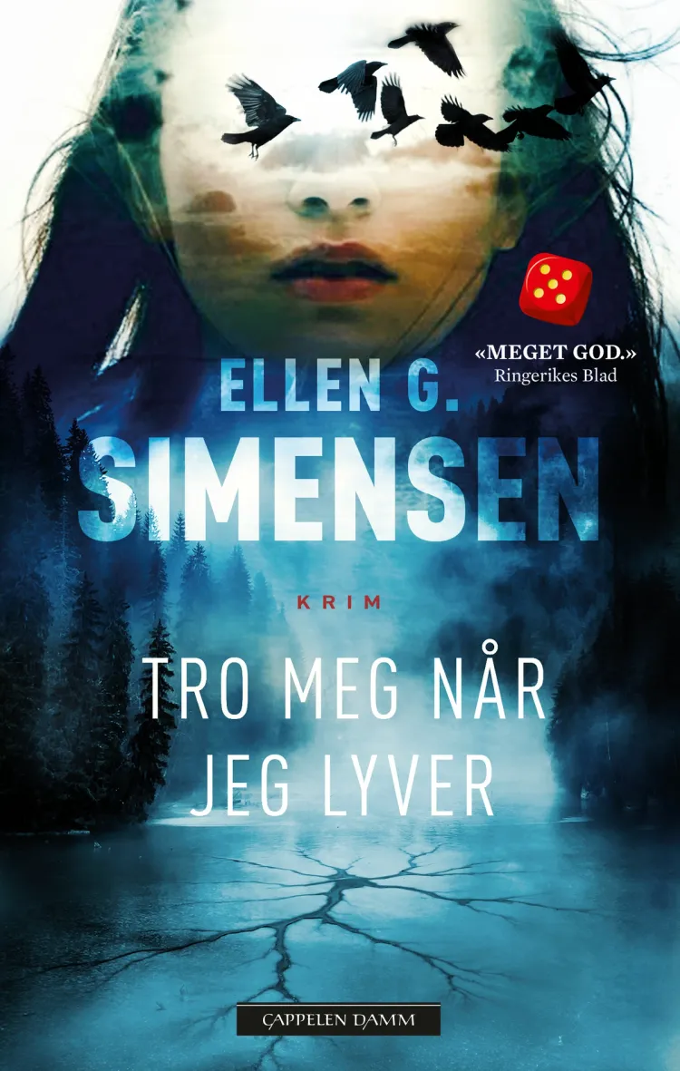 Omslag Tro meg når jeg lyver av Ellen G. Simensen (Ebok)