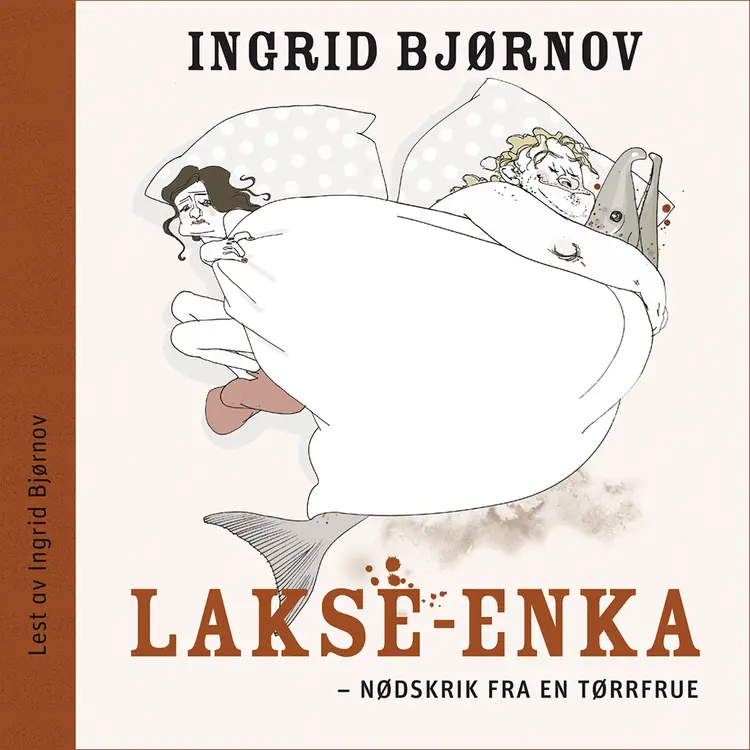 Omslag Lakse-enka av Ingrid Bjørnov (Lydbok)