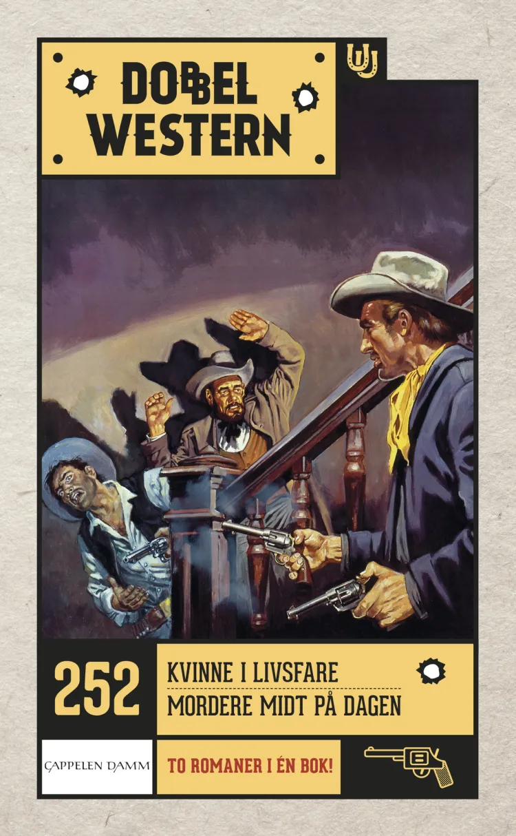 Omslag Kvinne i livsfare/Mordere midt på dagen av Marshall Grover (Heftet)