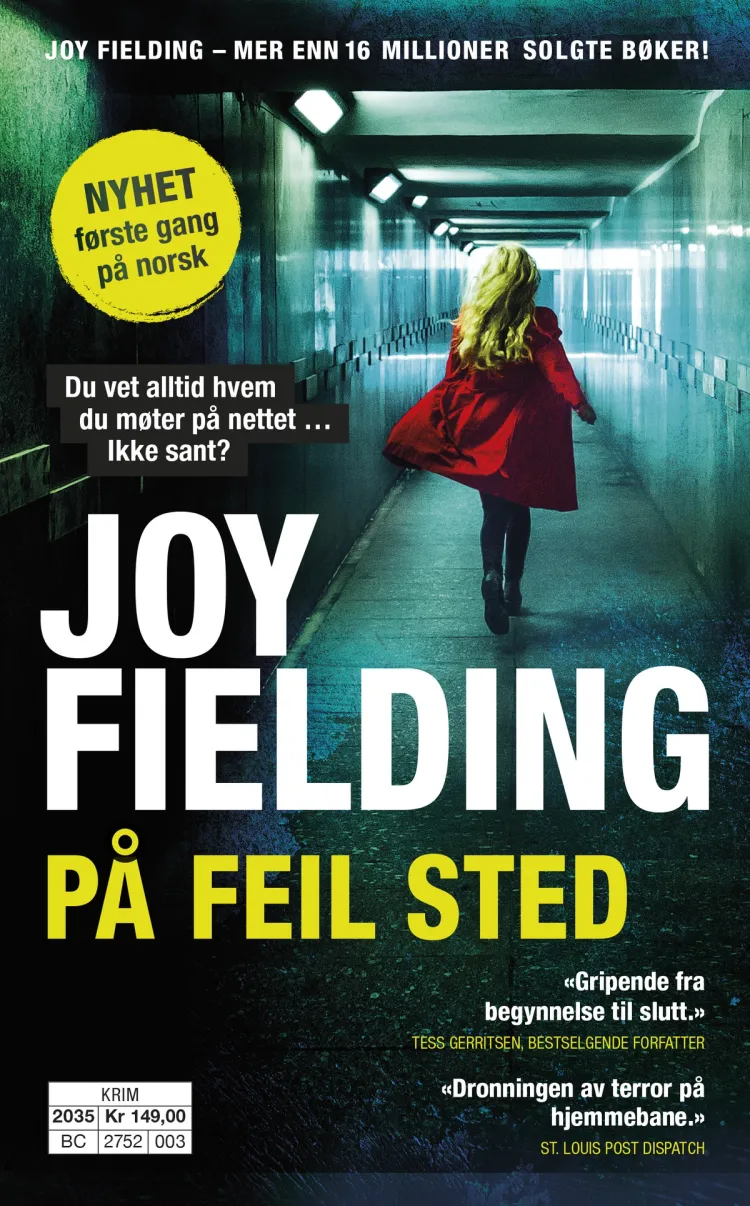Omslag På feil sted av Joy Fielding (Ebok)