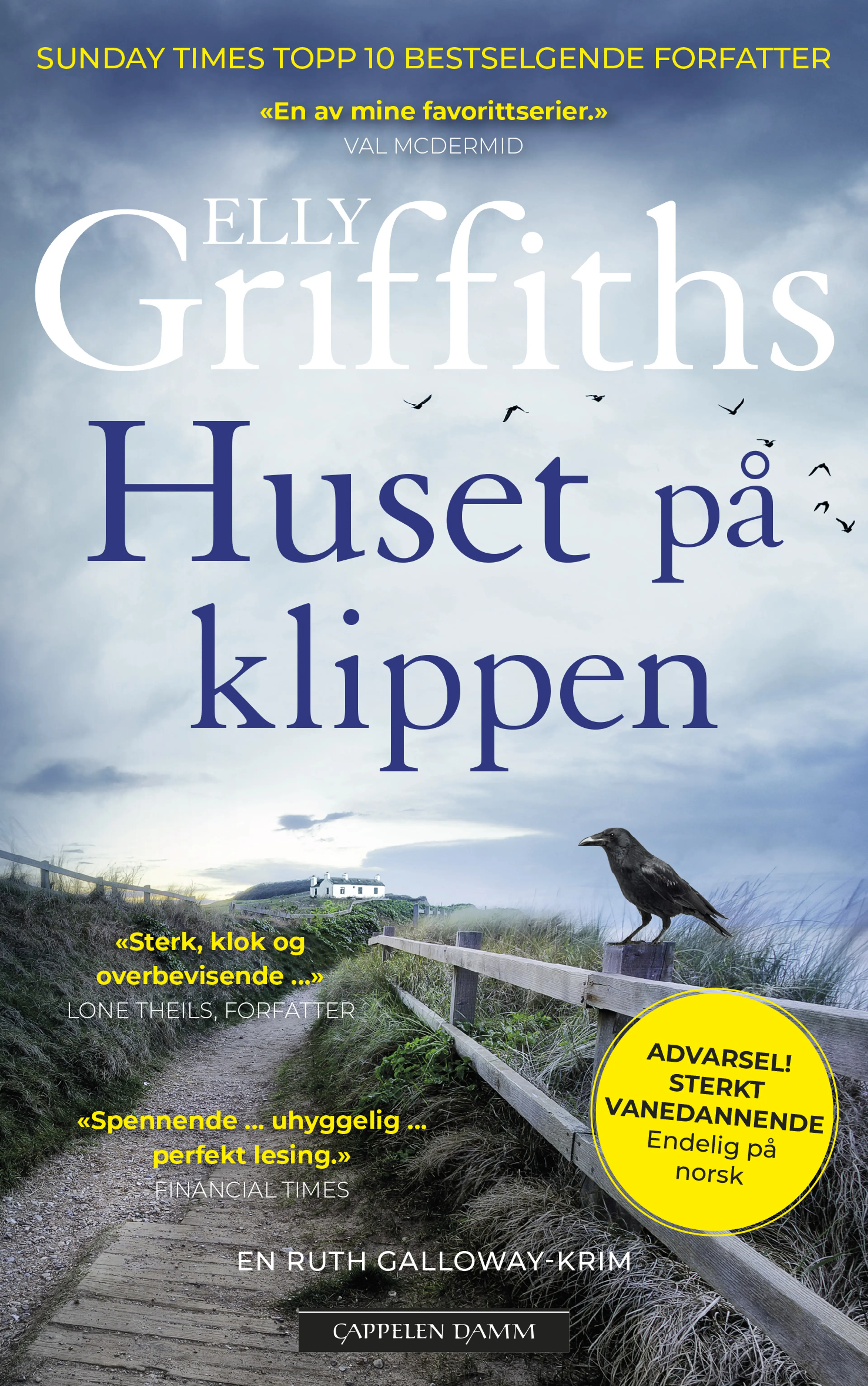 Omslag Huset på klippen av Griffiths, Elly (Heftet)