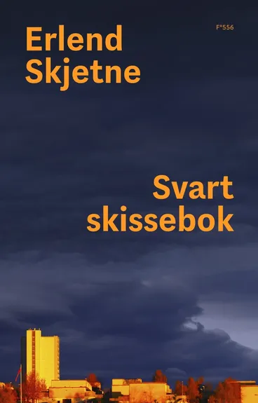 Omslag Svart skissebok av Erlend Skjetne (Innbundet)