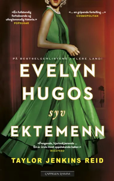 Omslag Evelyn Hugos syv ektemenn av Taylor Jenkins Reid (Heftet)