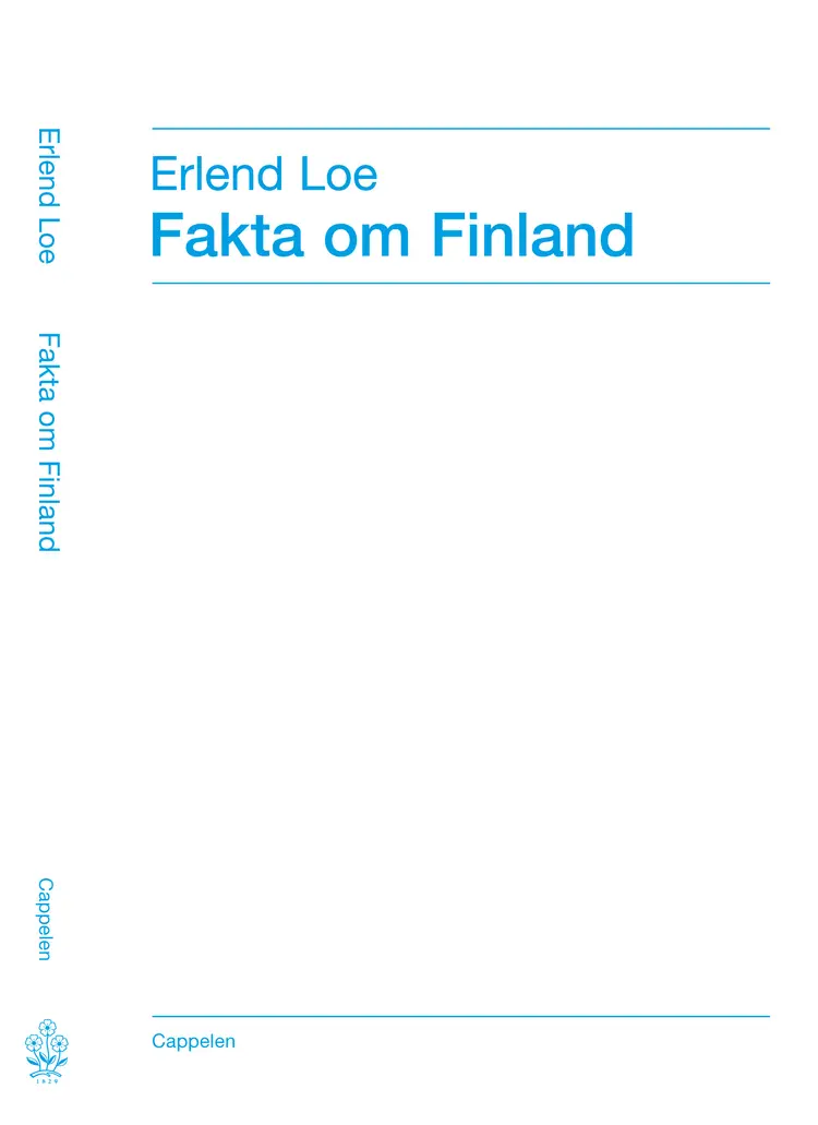 Omslag Fakta om Finland av Erlend Loe (Innbundet)