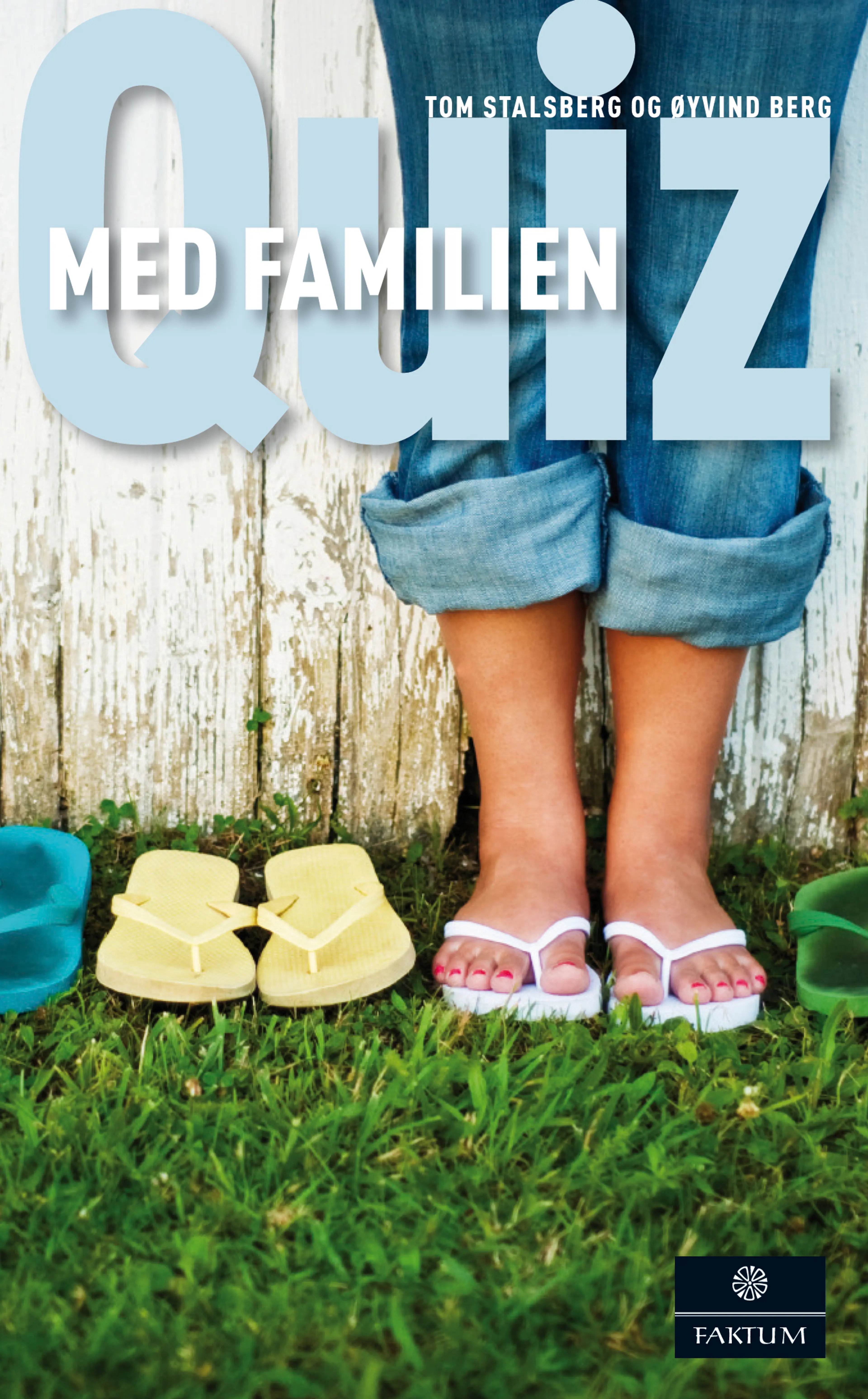Omslag Quiz med familien av Øivind Berg og Tom Stalsberg (Heftet)