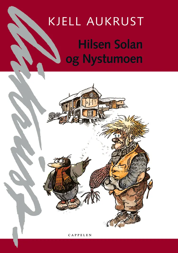 Omslag Hilsen Solan og Nystumoen av Kjell Aukrust (Innbundet)