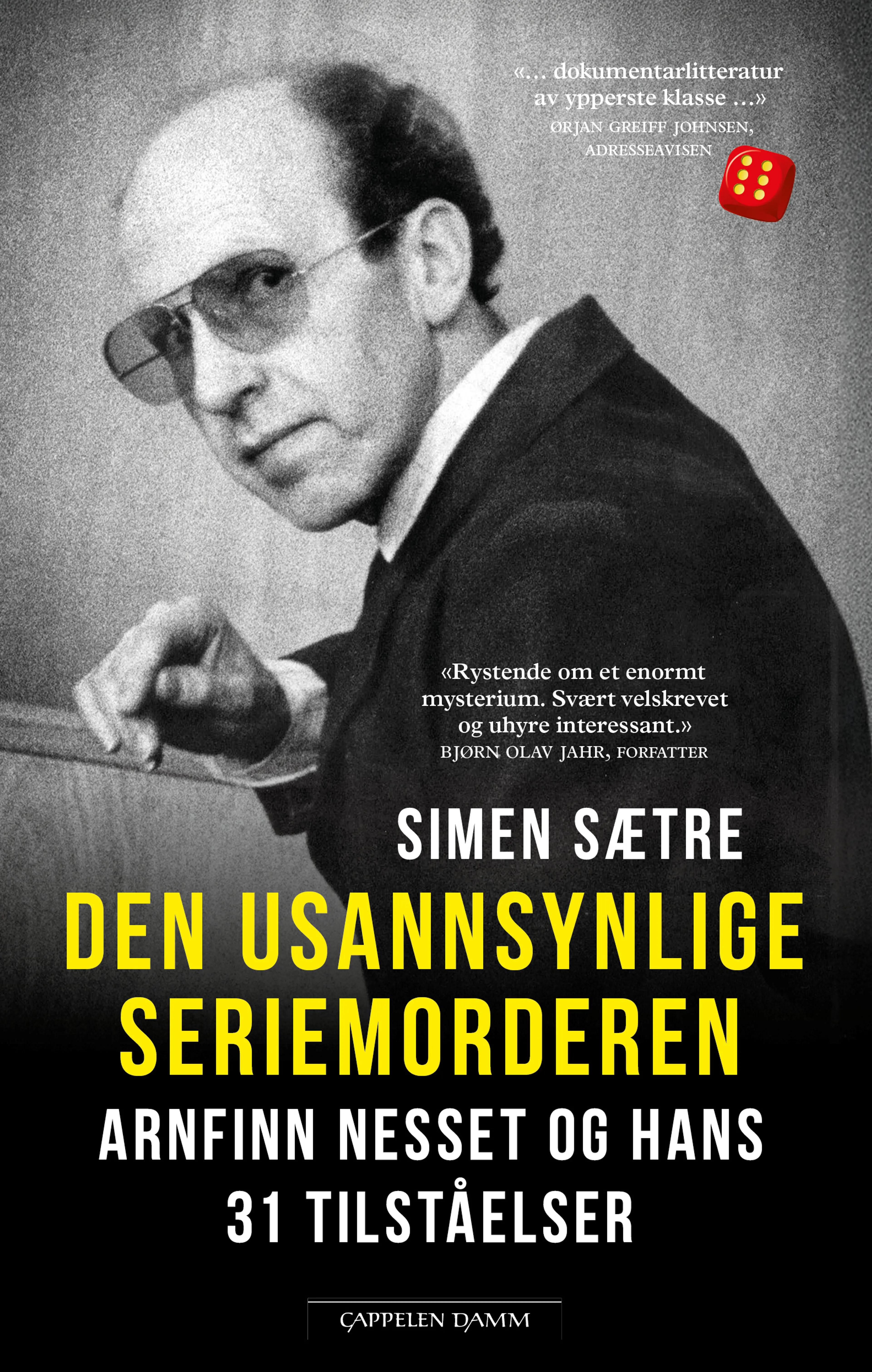 Omslag Den usannsynlige seriemorderen av Simen Sætre (Innbundet)