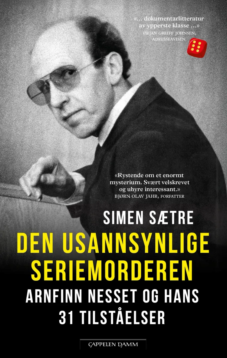 Omslag Den usannsynlige seriemorderen av Simen Sætre (Innbundet)