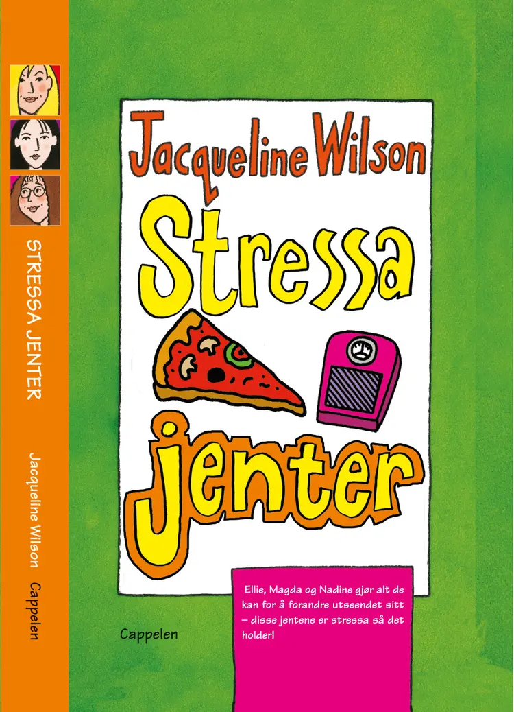 Omslag Stressa jenter av Jacqueline Wilson (Innbundet)