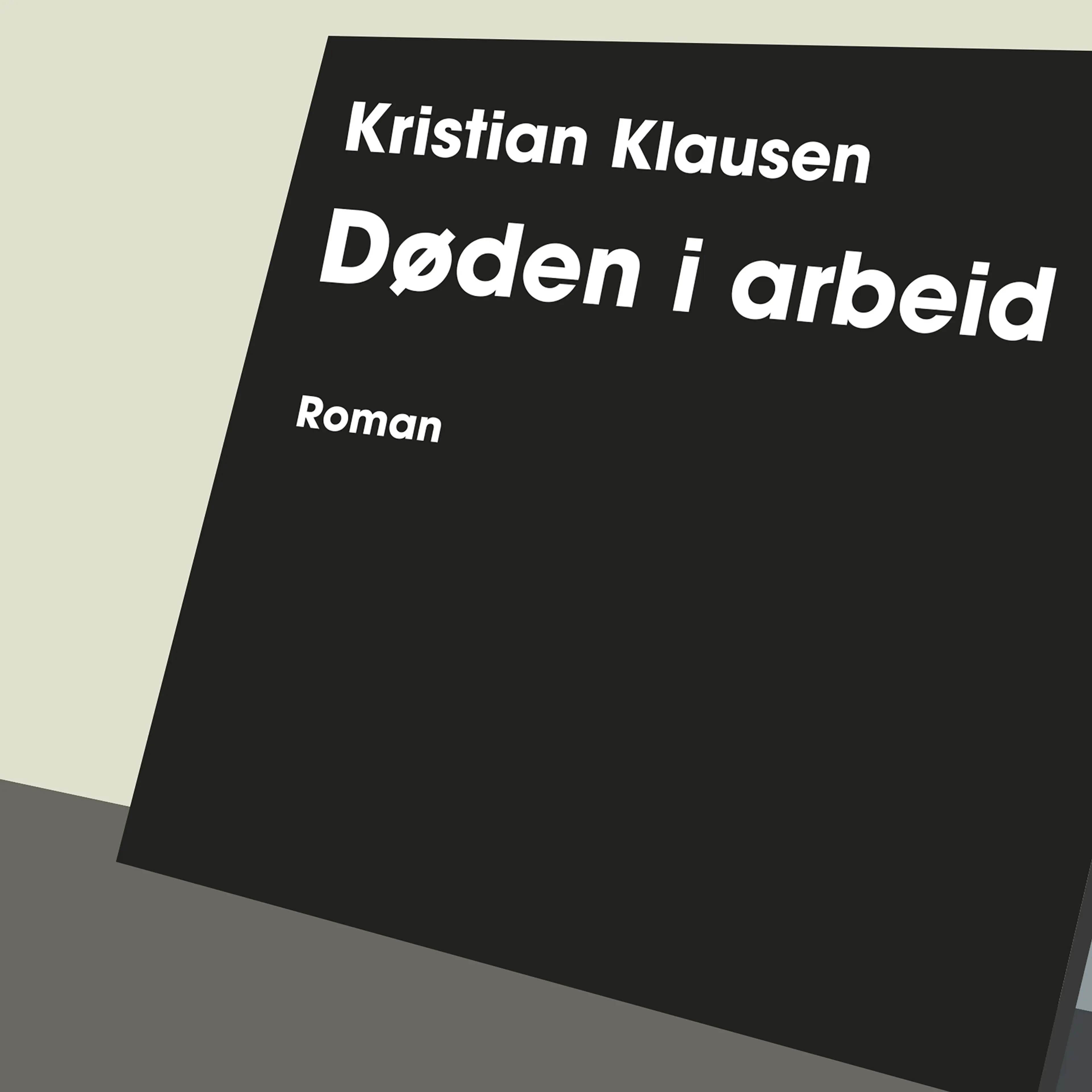 Omslag Døden i arbeid av Kristian Klausen (Lydbok)