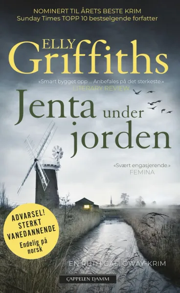 Omslag Jenta under jorden av Elly Griffiths (Heftet)