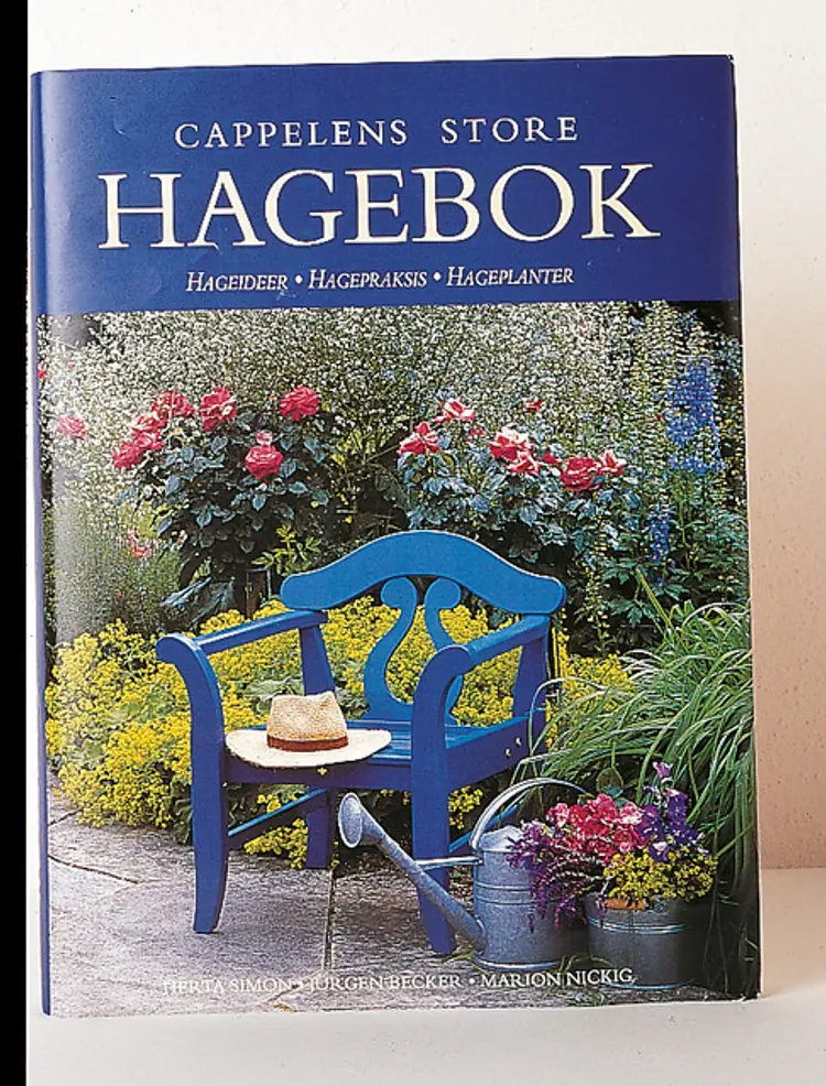 Omslag Cappelens store hagebok av Herta Simon, Jürgen Becker og Marion Nickig (Innbundet)