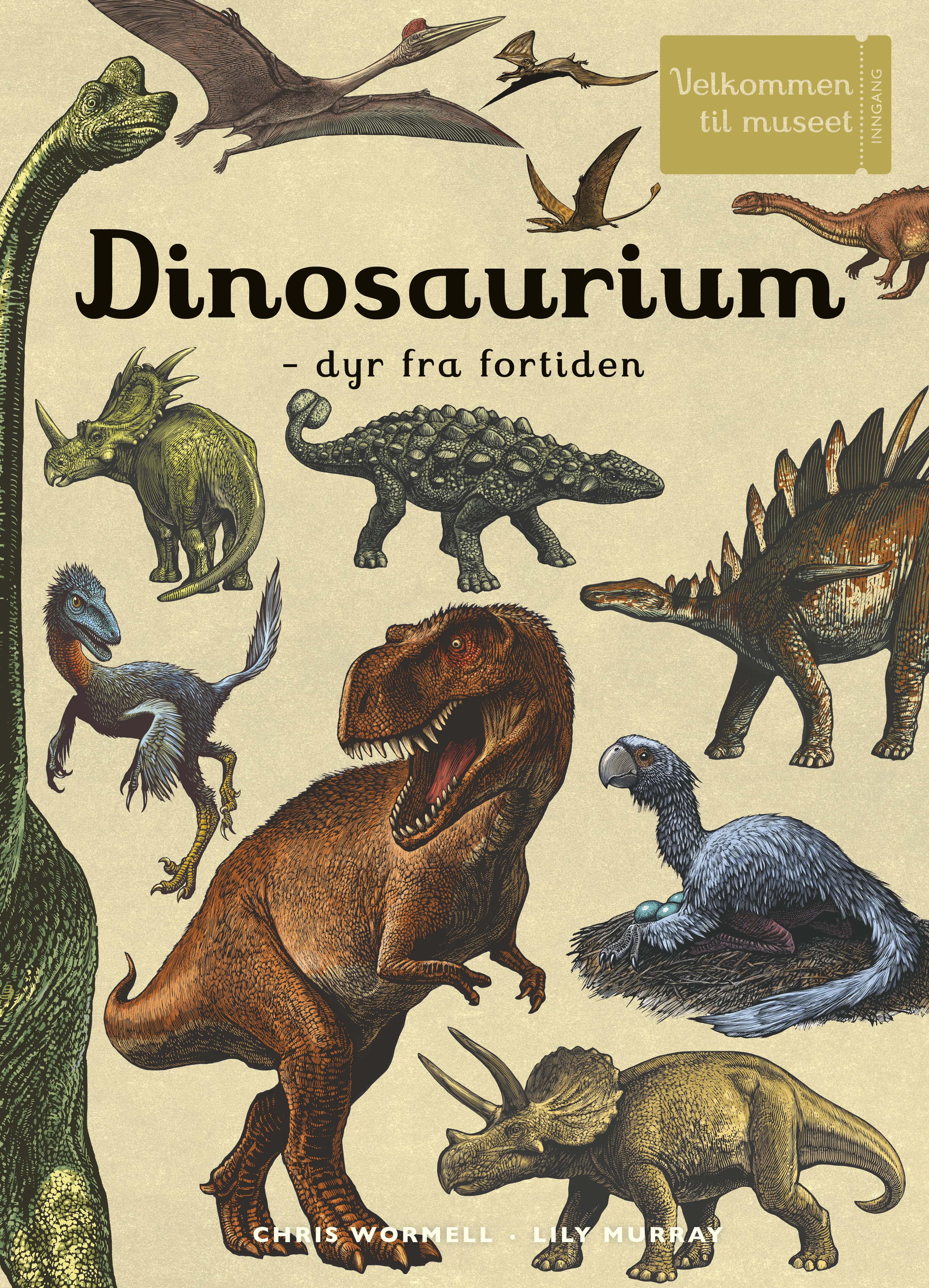 Omslag Dinosaurium (Innbundet)