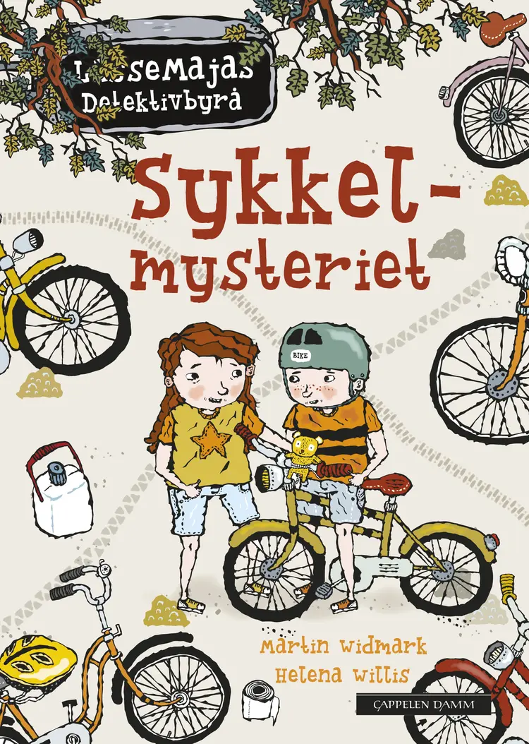 Omslag LasseMaja - Sykkelmysteriet av Martin Widmark (Innbundet)