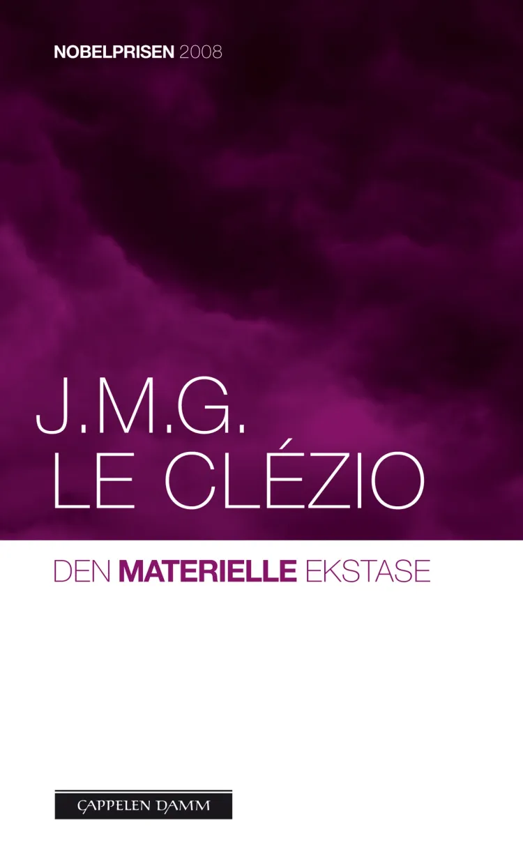 Omslag Den materielle ekstase av Jean-Marie Gustave Le Clézio (Heftet)