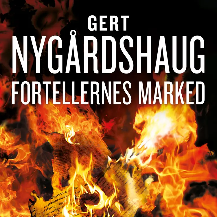Omslag Fortellernes marked av Gert Nygårdshaug (Lydbok)