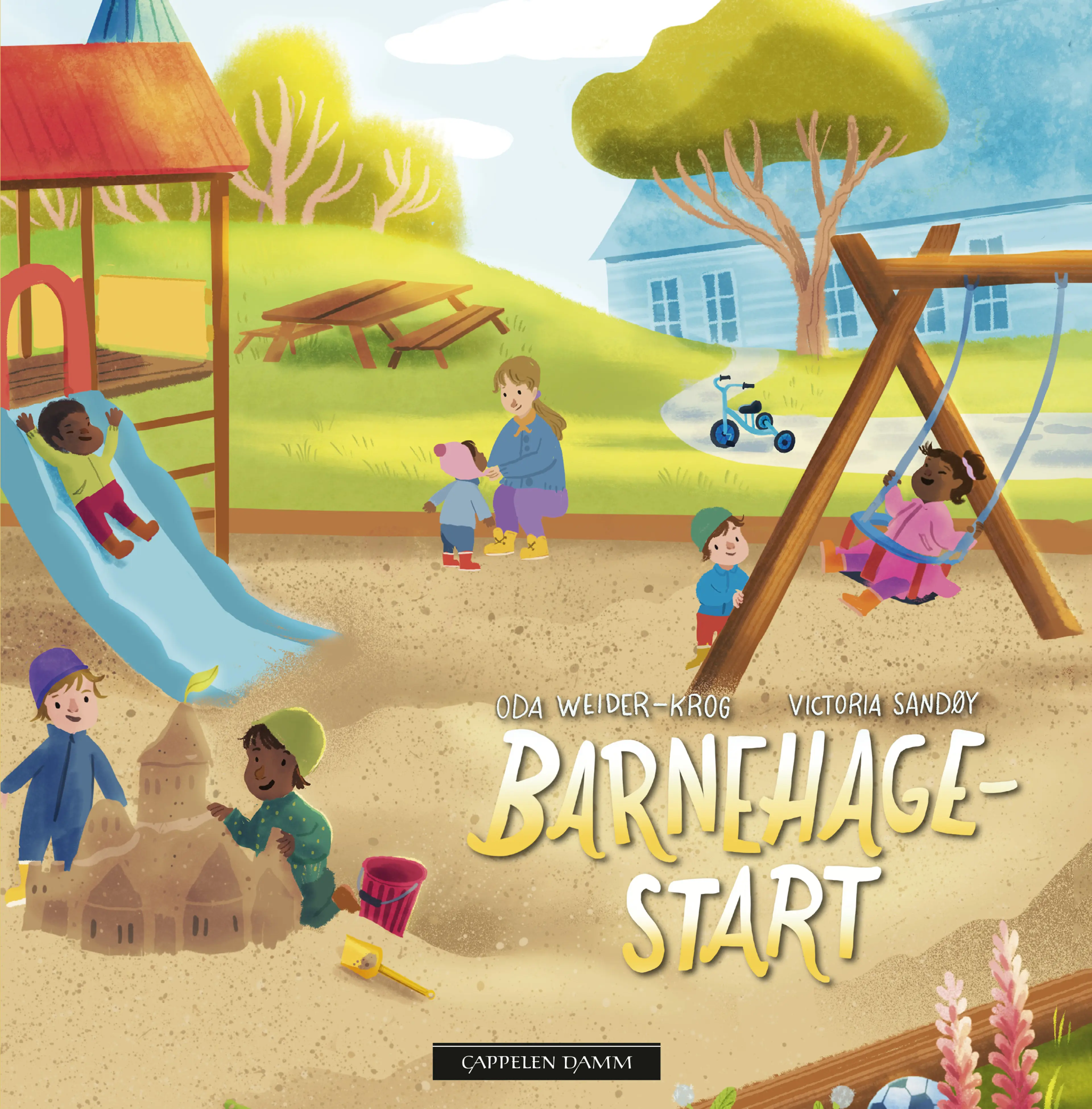 Omslag Barnehagestart av Oda Weider-Krog (Innbundet)