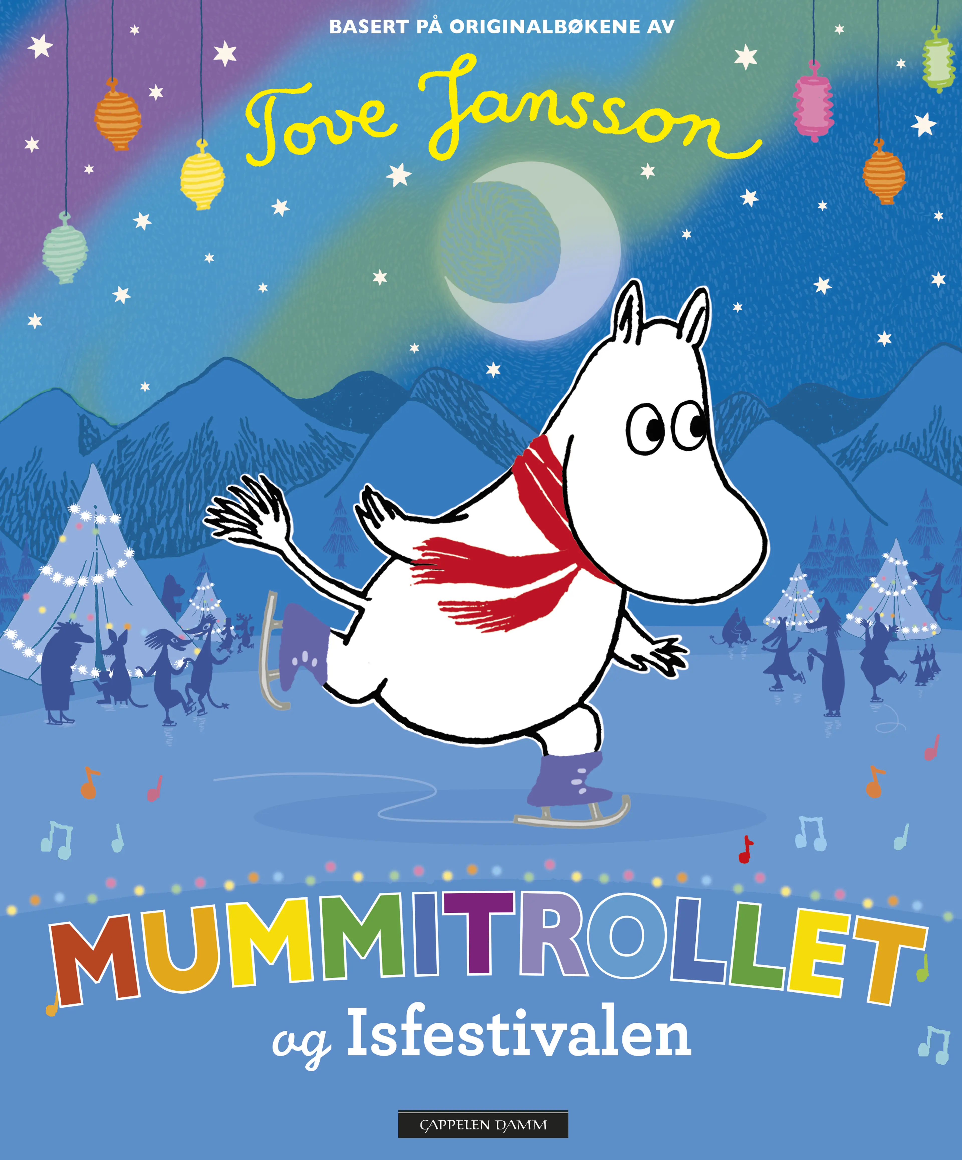 Omslag Mummitrollet og Isfestivalen av Basert på originalbøkene av Tove Jansson (Innbundet)
