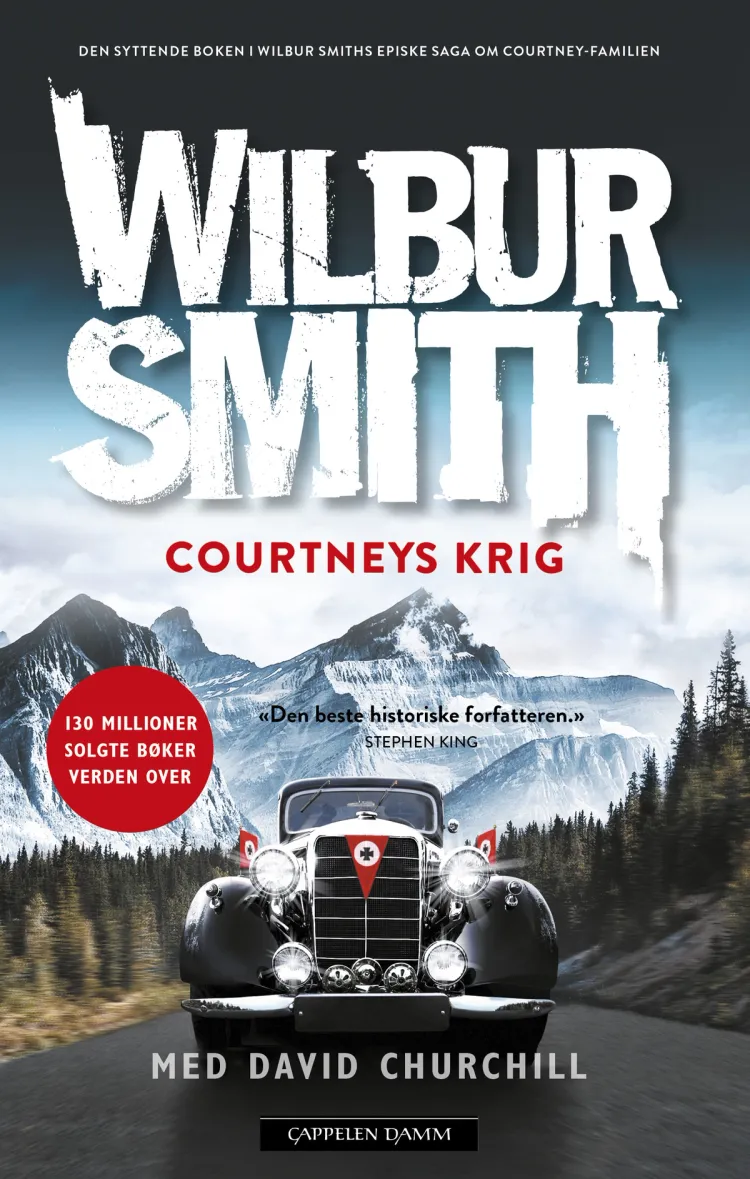 Omslag Courtneys krig av Wilbur Smith (Innbundet)